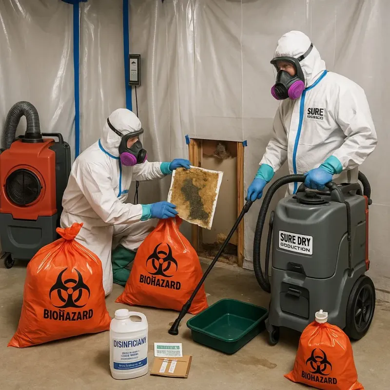 Contaminated Water Handling Protocols process in Caldwell, KS
