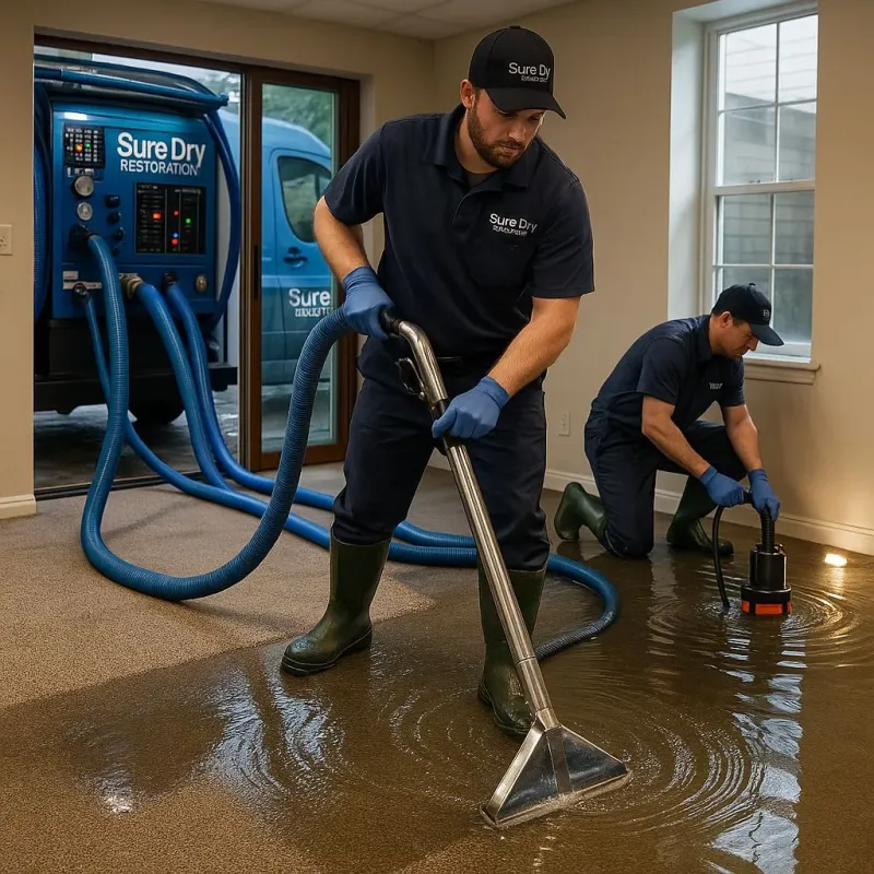 Water Extraction and Removal process in Caldwell, KS